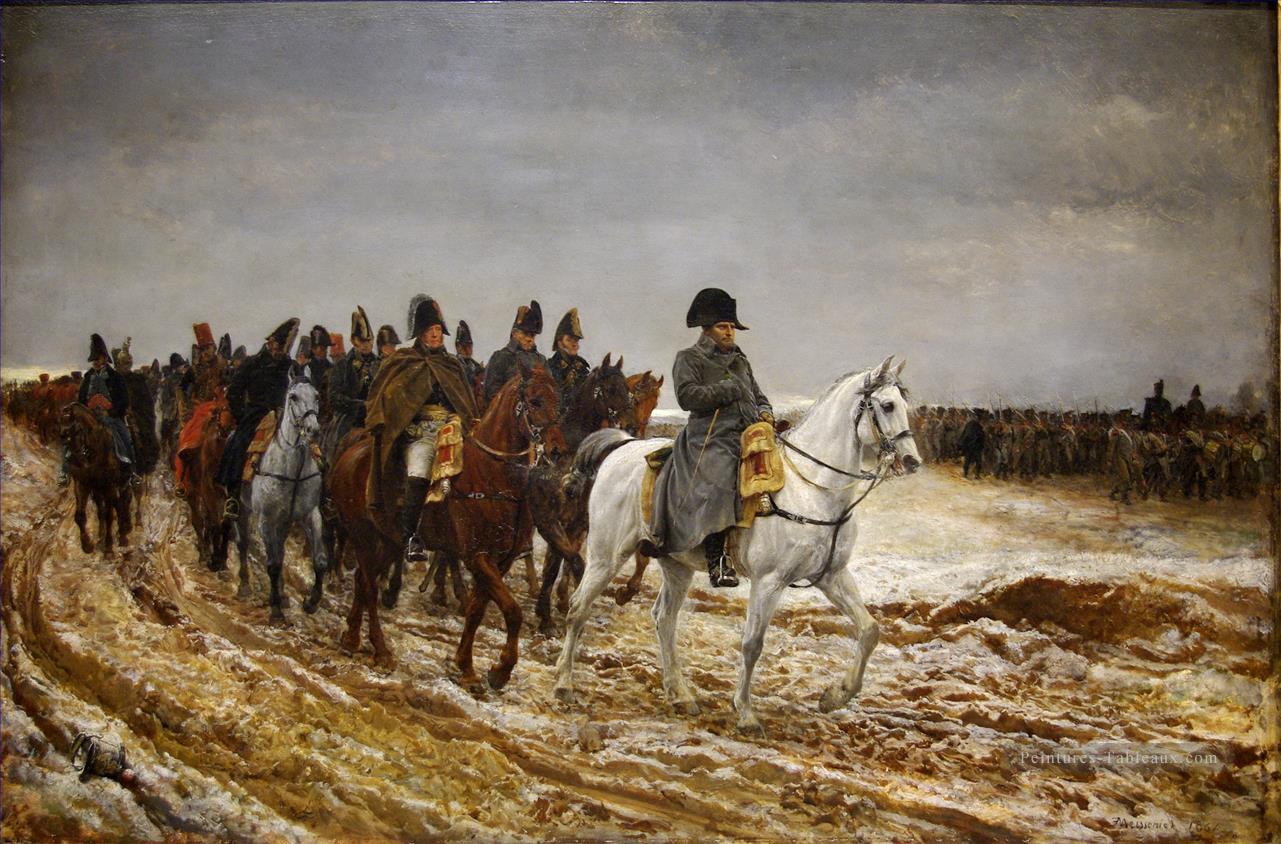 La campagne Français 1861 militaire Jean Louis Ernest Meissonier Ernest Meissonier académique Peintures à l'huile